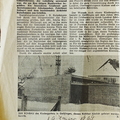 Zeitungsartikel über den Bau des Kindergartens. 1969