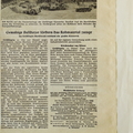 Zeitungsartikel über die Eröffnung des Geißlinger Kieswerks. 12.2.1969