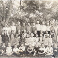 Gruppenbild Schulklasse auf Wanderausflug. 1932