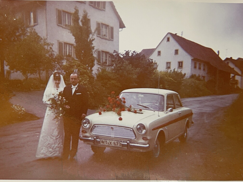 Hochzeit Relindis und Manfred Mülhaupt. 21.05.1966