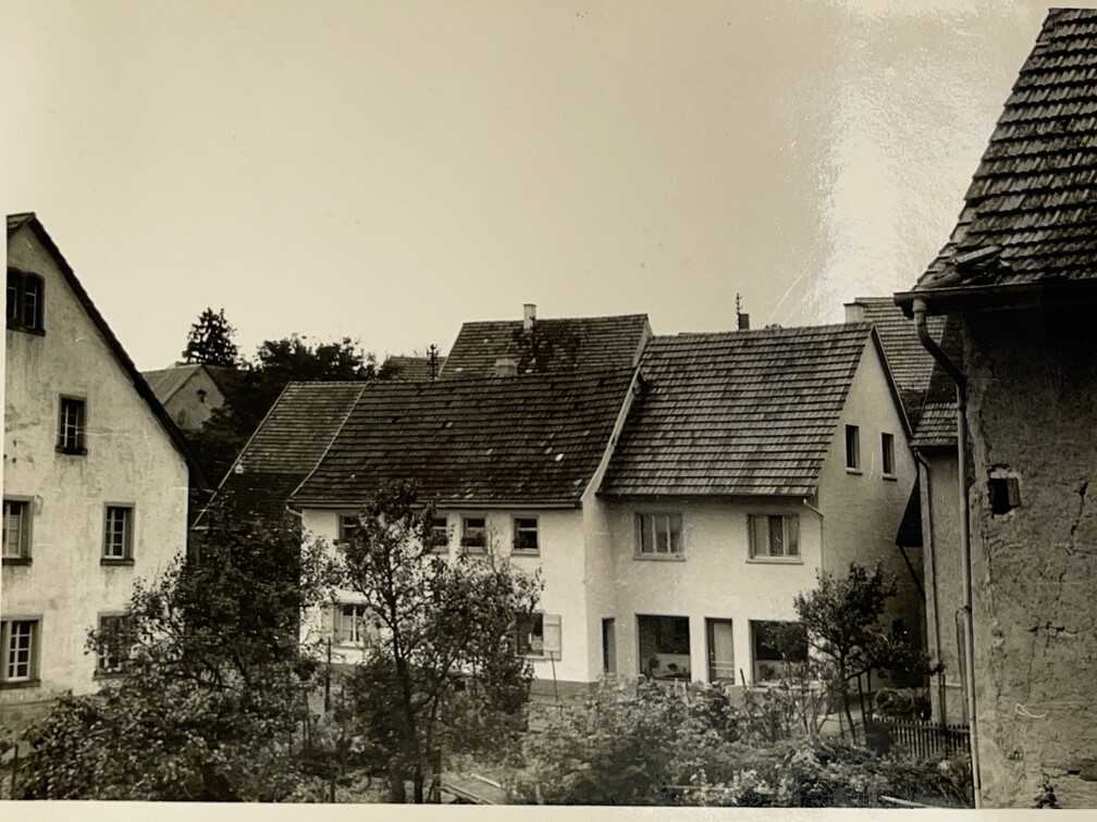Lebensmittelgeschäft Fritz Mülhaupt in den 1950er