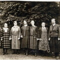 von rechts: Rutschmann Ida, Preiser Fine, Engler, Vonderach, Metzler Frida, Duttlinger Elisabeth, Hauser Lederle