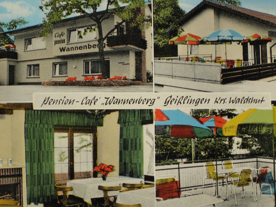 Cafe Wannenberg - farbig Ansichtskarte